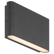 Access Oasis Bi Directional LED Wall Mt, Black/Acrylic Lens