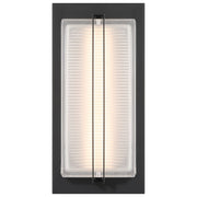 Access Driftwood LED Outdoor Wall Mt, 12.75"H, Black/Frosted