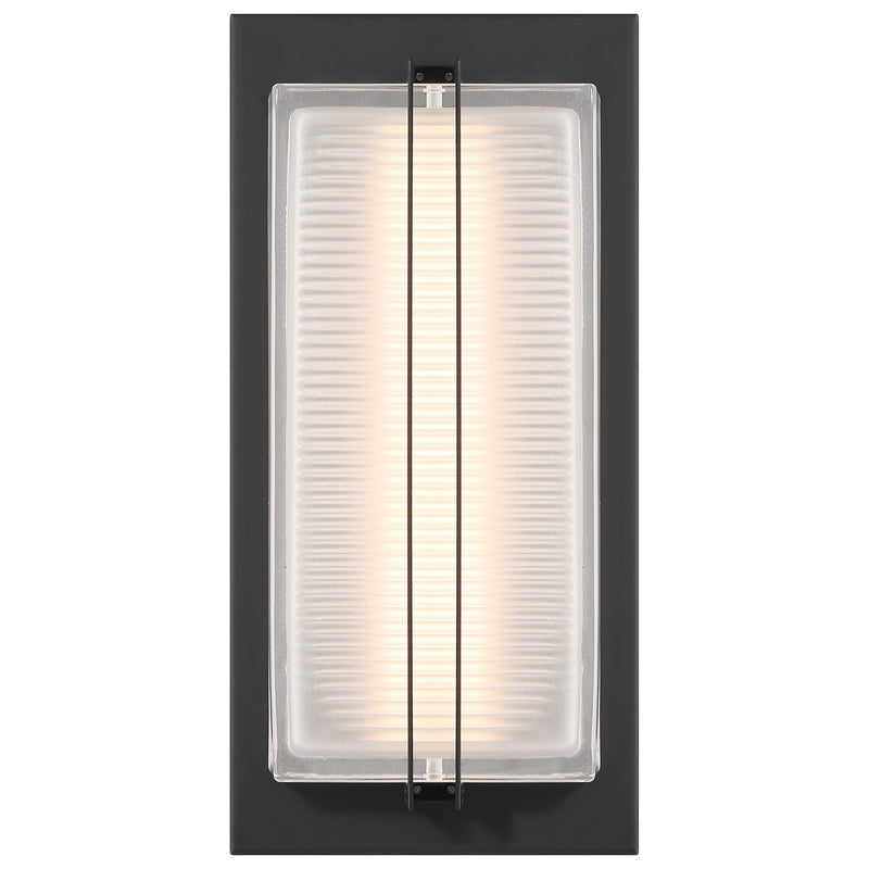 Access Driftwood LED Outdoor Wall Mt, 12.75"H, Black/Frosted