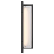 Access Driftwood LED Outdoor Wall Mt, 12.75"H, Black/Frosted