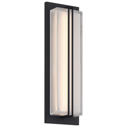 Access Driftwood LED Outdoor Wall Mt, 18.75"H, Black/Frosted