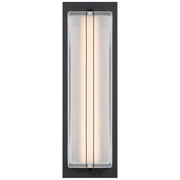 Access Driftwood LED Outdoor Wall Mt, 18.75"H, Black/Frosted