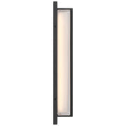 Access Driftwood LED Outdoor Wall Mt, 18.75"H, Black/Frosted