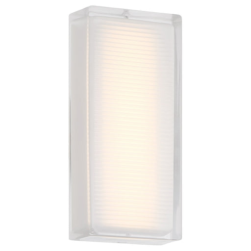 Access Porto LED Outdoor Wall Mt, 10.25"H, White/Frosted