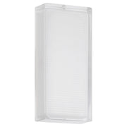 Access Porto LED Outdoor Wall Mt, 10.25"H, White/Frosted