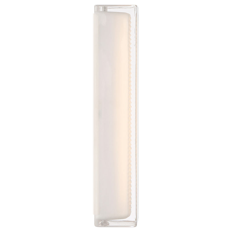 Access Porto LED Outdoor Wall Mt, 10.25"H, White/Frosted