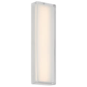 Access Porto LED Outdoor Wall Mt, 16.25'H, White/Frosted