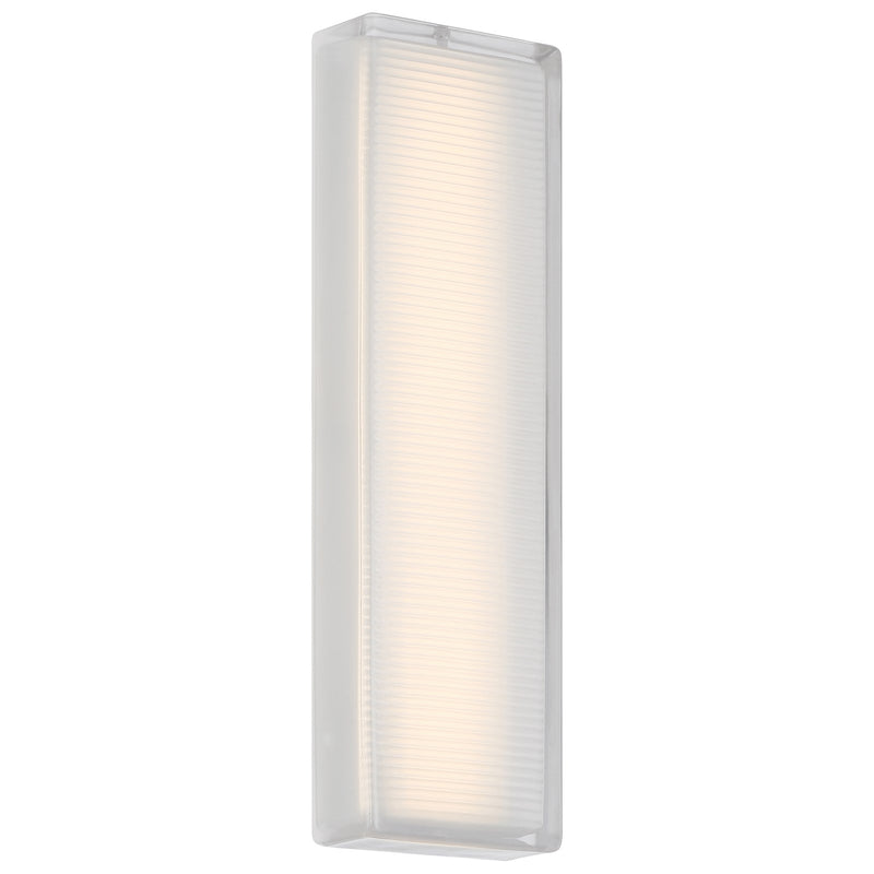 Access Porto LED Outdoor Wall Mt, 16.25'H, White/Frosted