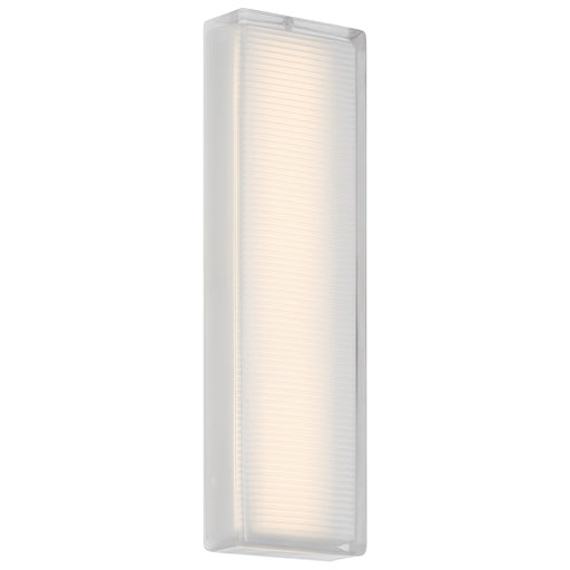 Access Porto LED Outdoor Wall Mt, 16.25'H, White/Frosted