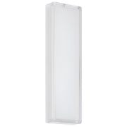 Access Porto LED Outdoor Wall Mt, 16.25'H, White/Frosted