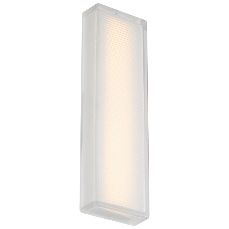 Access Porto LED Outdoor Wall Mt, 16.25'H, White/Frosted