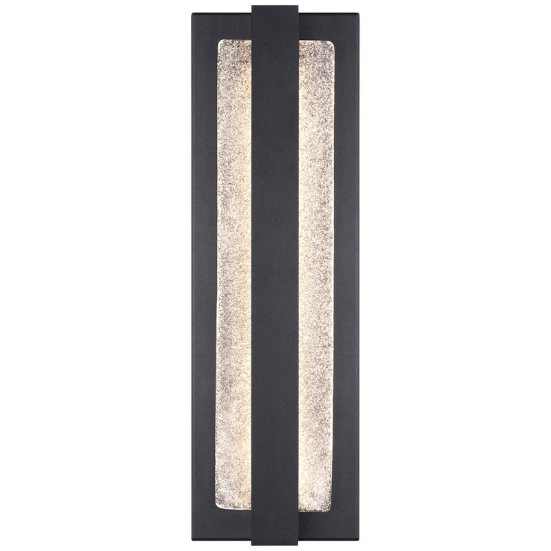 Access Riviera LED Outdoor Wall Mt, 18"H, Black/Textured