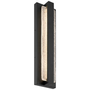 Access Riviera LED Outdoor Wall Mt, 18"H, Black/Textured