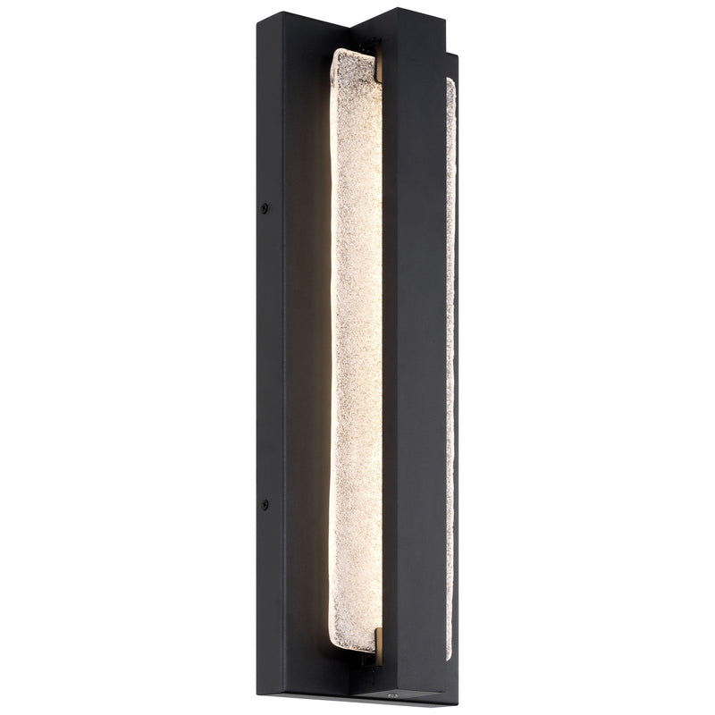 Access Riviera LED Outdoor Wall Mt, 23.5"H, Black/Textured