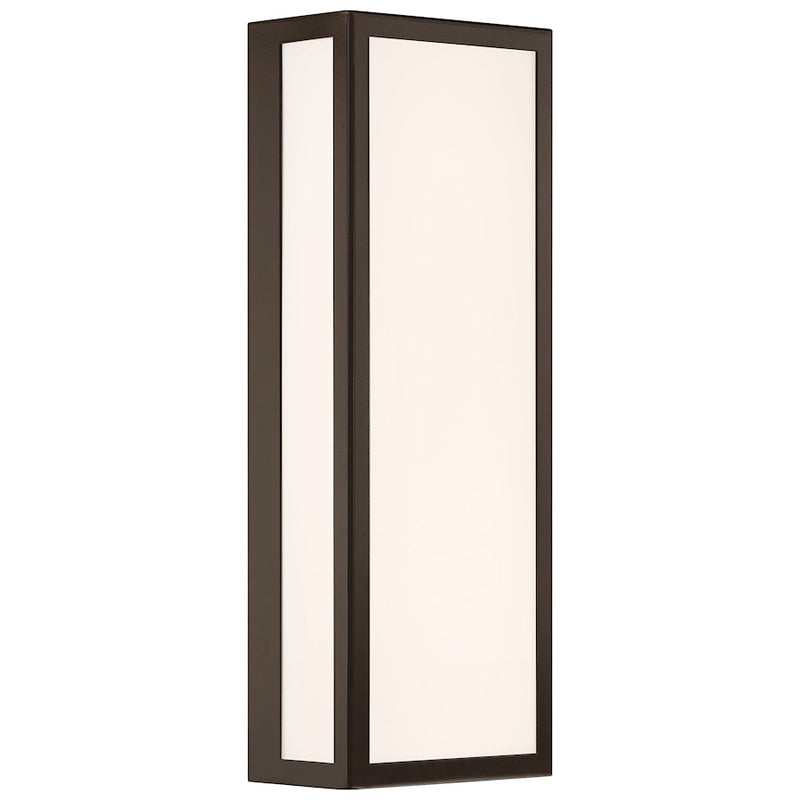Access Lighting Geo 1 Light Outdoor LED Wall, Bronze
