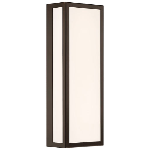 Access Lighting Geo 1 Light Outdoor LED Wall, Bronze