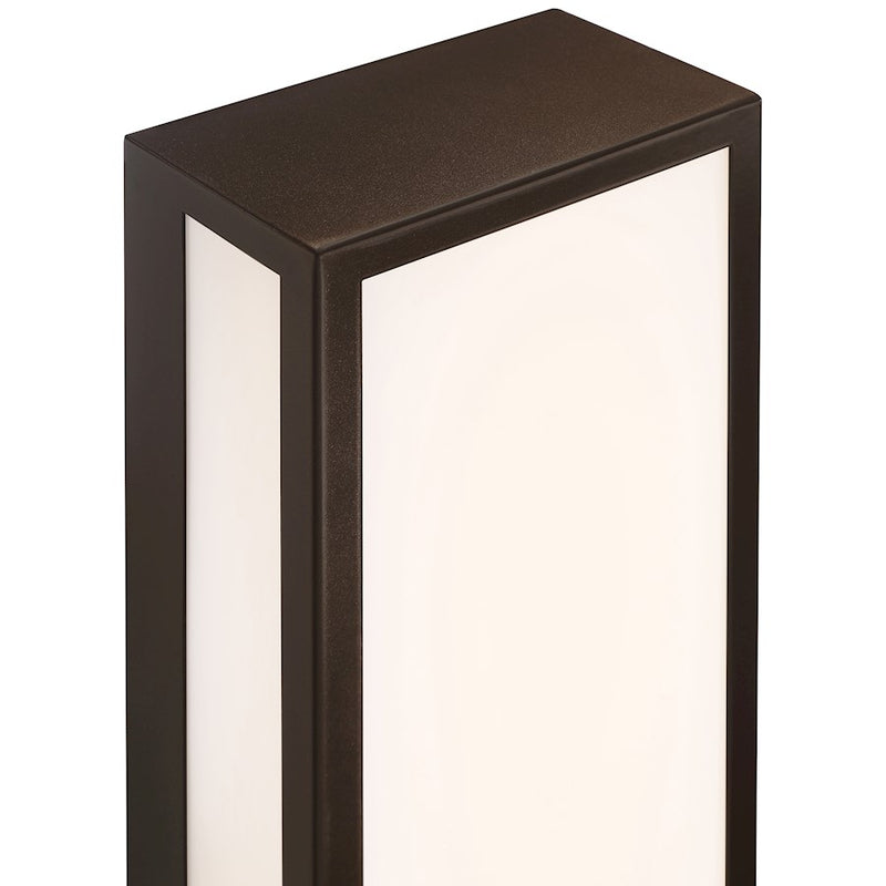 Access Lighting Geo 1 Light Outdoor LED Wall, Bronze