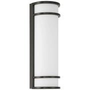 Access Cove Backup Outdoor LED Wall Mt, Black/Acrylic Lens