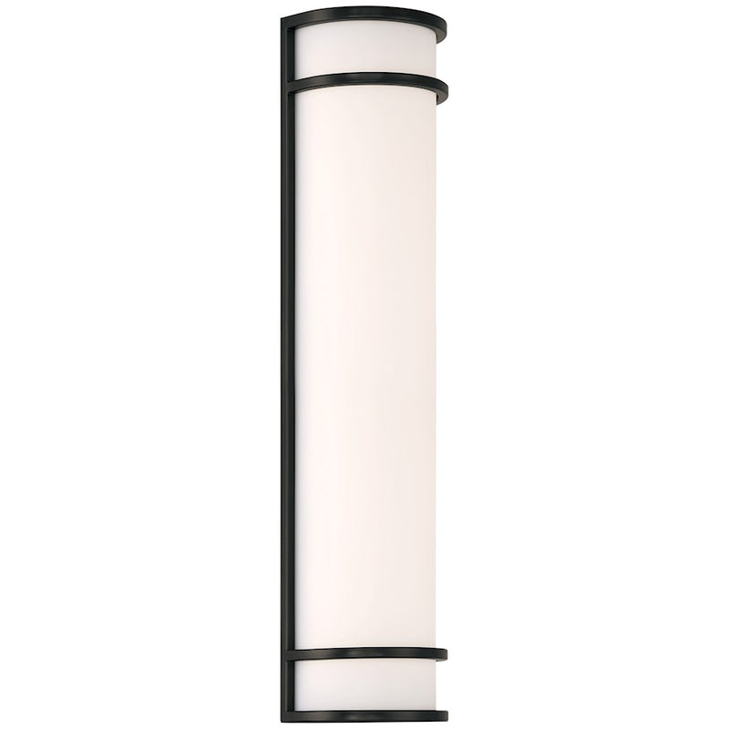Access Lighting Cove 1 Light LED Wall Mount, Black/White