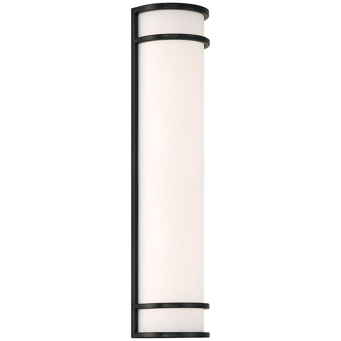 Access Lighting Cove 1 Light LED Wall Mount, Black/White