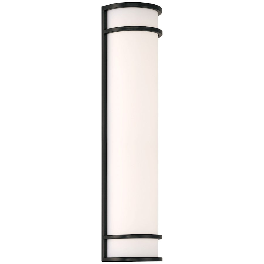 Access Lighting Cove 1 Light LED Wall Mount, Black/White