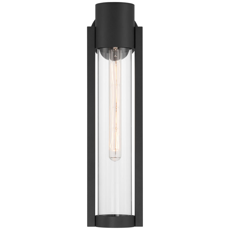 Access Lighting Coastal Outdoor Wall Mount, 20"H, Black/Clr
