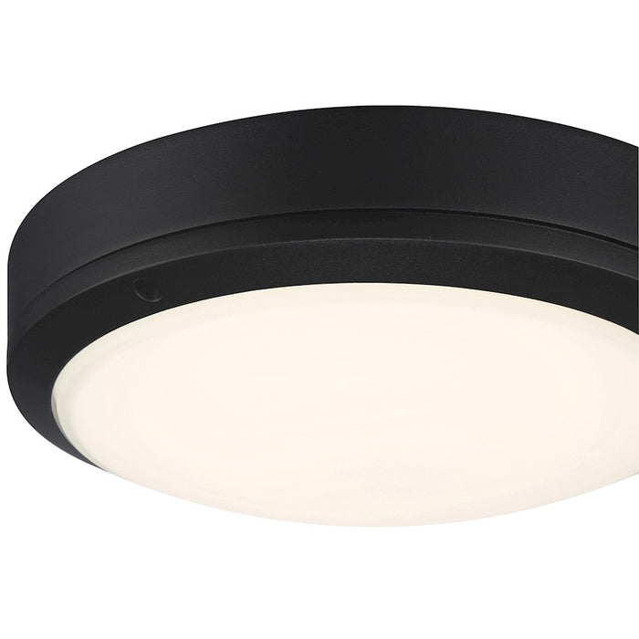 Access Lighting Rockaway Outdoor LED Flush, Black/Frosted