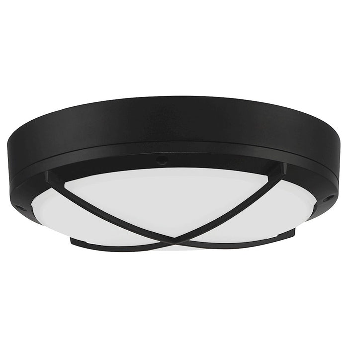 Access Lighting Meridian Outdoor LED Flush, Black/Frosted