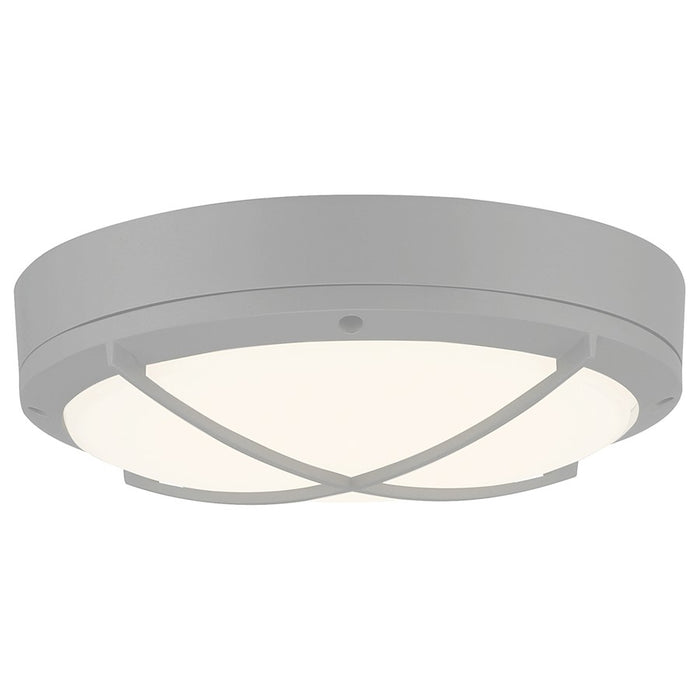 Access Lighting Meridian Outdoor LED Flush, Satin/Frosted - 20255LEDMG-SAT-FST