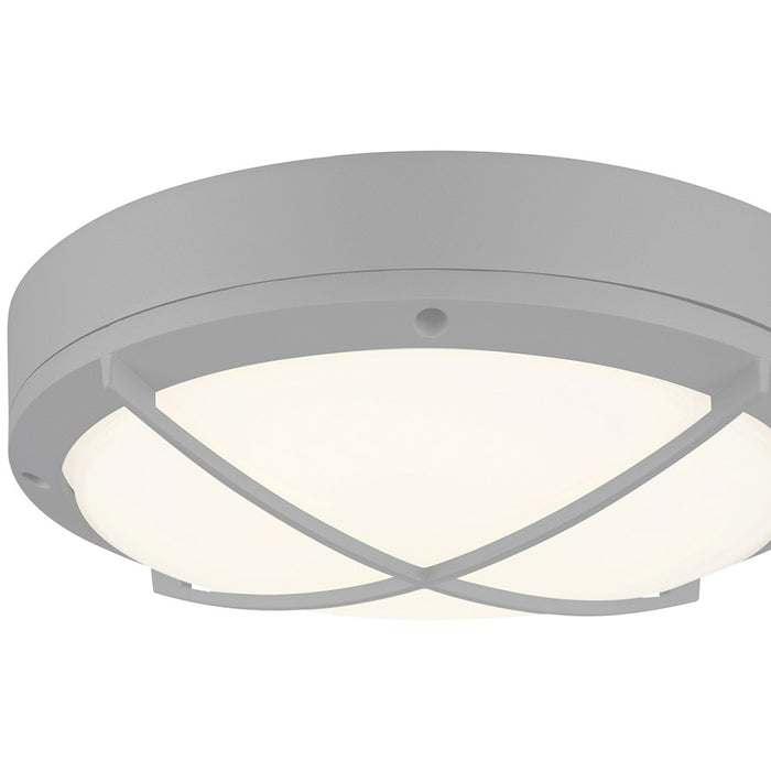 Access Lighting Meridian Outdoor LED Flush, Satin/Frosted