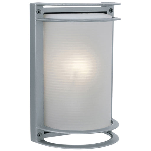 Access Nevis 1Lt Outdoor LED Wall Mt, Satin/Frosted