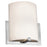 Access Lighting Cobalt Wall Sconce, Brushed Steel/Opal