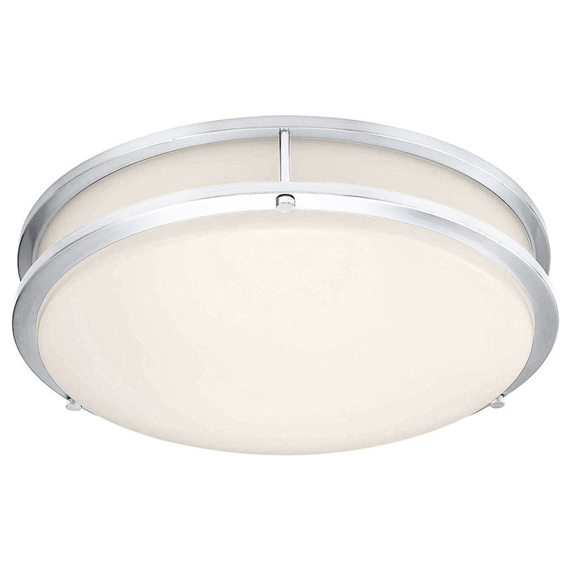 Access Lighting Solero Ii 1Lt LED Flush Mount, Chrome/White