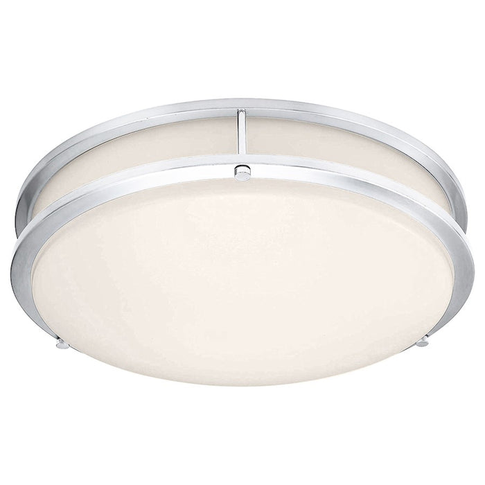 Access Lighting Solero Ii 1Lt LED Flush Mount, Chrome/White