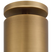 Access Lighting Pint 1 Light Semi Flush, Antique Brushed Brass