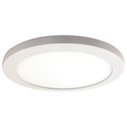 Access Lighting Disc LED Flush Mount, White/White