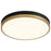 Access Lighting Coco LED Flush Mount, Black/Brass/White