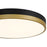 Access Lighting Coco LED Flush Mount, Black/Brass/White