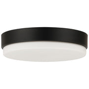 Access Lighting Roma Minimus LED Flush Mount, Matte Black/Opal