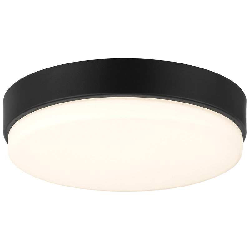 Access Lighting Roma Minimus LED Flush Mount, Matte Black/Opal