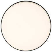 Access Lighting Roma Minimus LED Flush Mount, Matte Black/Opal