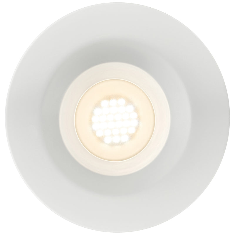 Access Lighting Tek 5CCT LED Flush Disc, White/Acrylic Lens