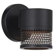 Access Lighting Ari Grid Outdoor LED Wall Mount, Black/Grid
