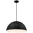 Access Lighting Huck 1 Light Pendant, Matte Black/Matte Black - 23768-MBL