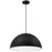 Access Lighting Huck 1 Light Pendant, Matte Black