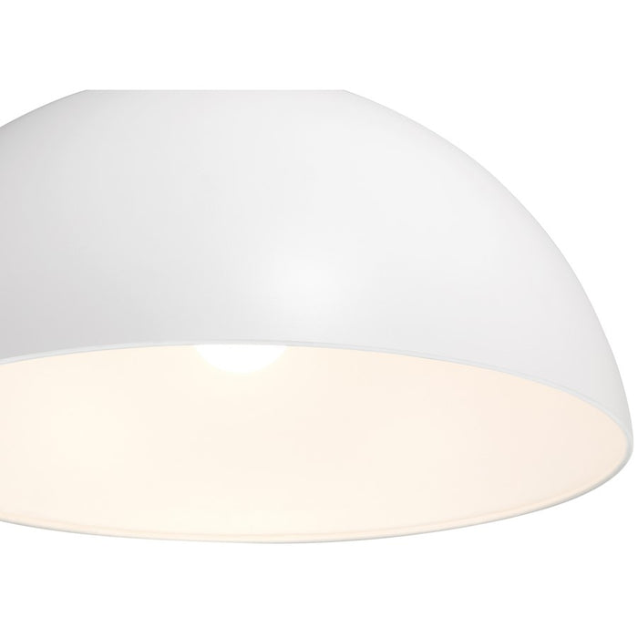 Access Lighting Huck 1 Light Pendant, Matte White