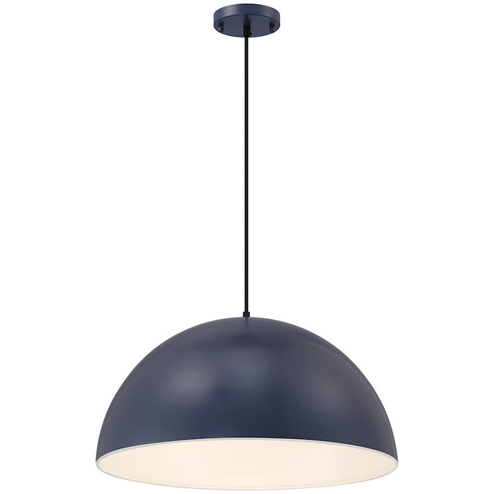 Access Lighting Huck 1 Light Pendant, Navy/Navy - 23768-NVY