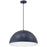 Access Lighting Huck 1 Light Pendant, Navy