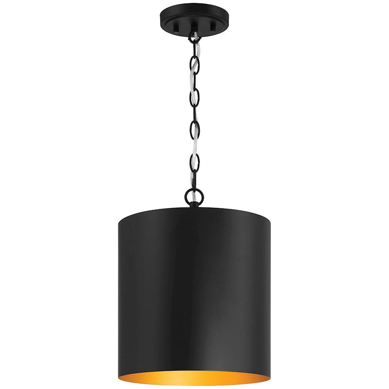 Access Lighting Knox 1 Light Pendant, Matte Black