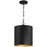 Access Lighting Knox 1 Light Pendant, Matte Black